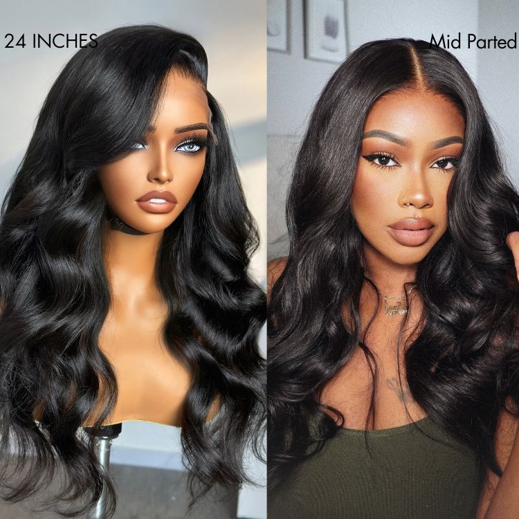 YurHair PartingMax Glueless Wig Loose Body Wave 7x6 Closure HD Lace Pre Plucked & Bleached Ready to Go