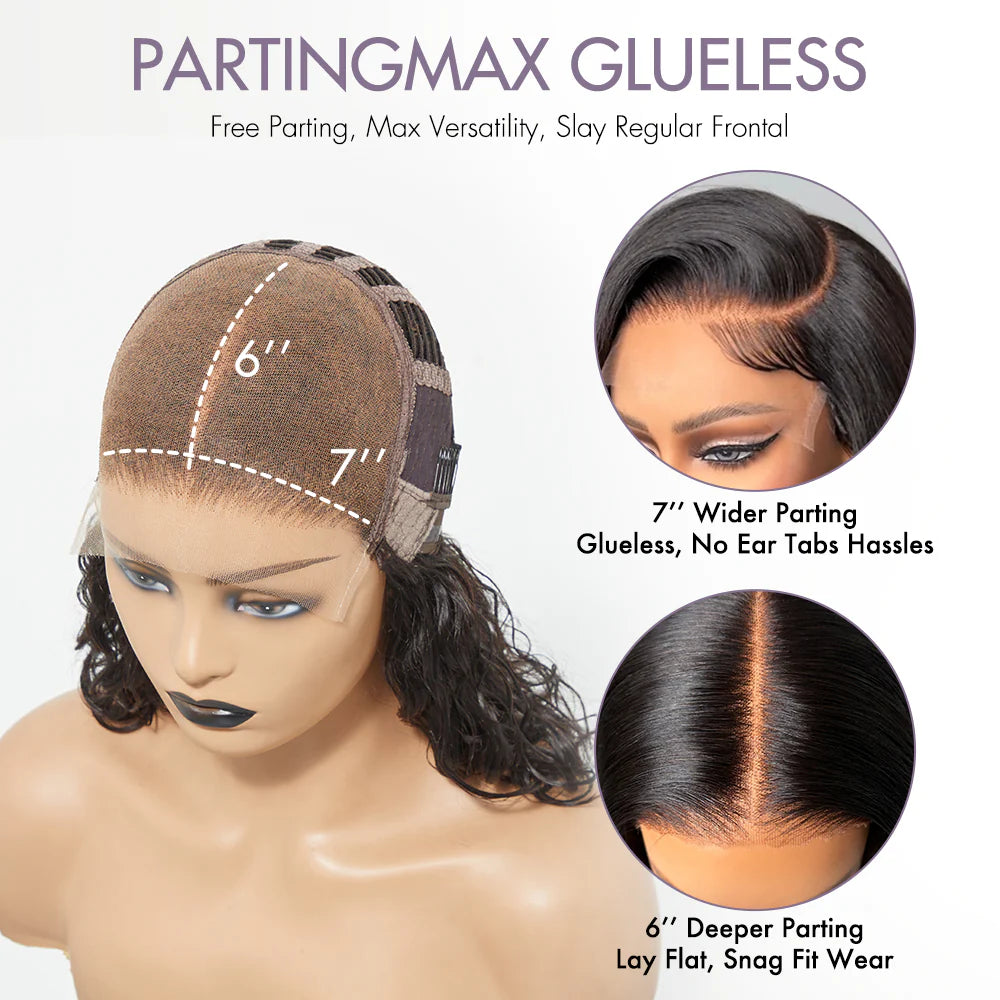 YurHair PartingMax Glueless Wig Ready to Go Silky Straight 7x6 Closure HD Lace Pre Plucked & Bleached Breathable Cap